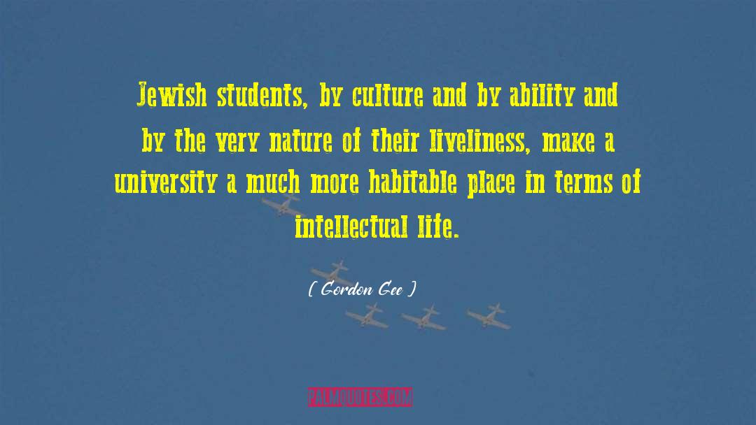 Gordon Gee Quotes: Jewish students, by culture and