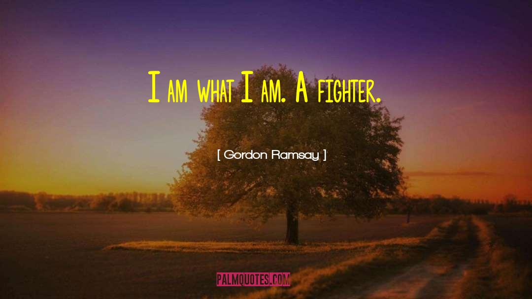 Gordon Ramsay Quotes: I am what I am.