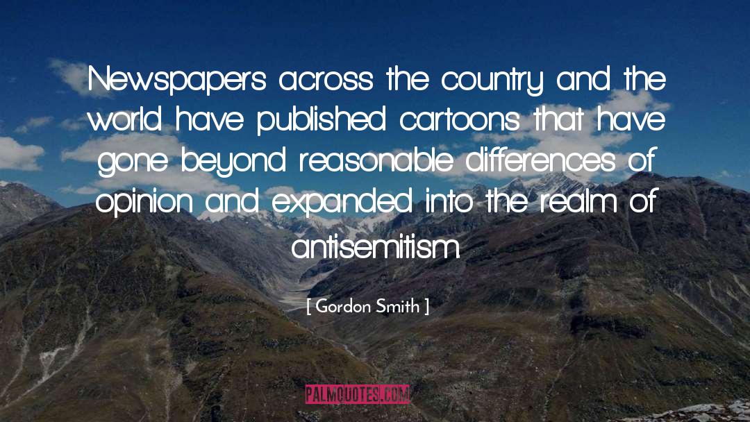 Gordon Smith Quotes: Newspapers across the country and