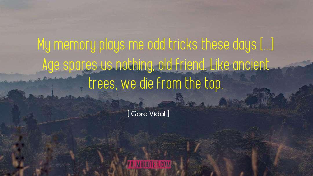 Gore Vidal Quotes: My memory plays me odd