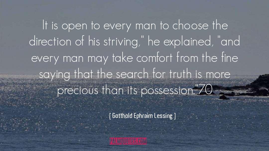 Gotthold Ephraim Lessing Quotes: It is open to every