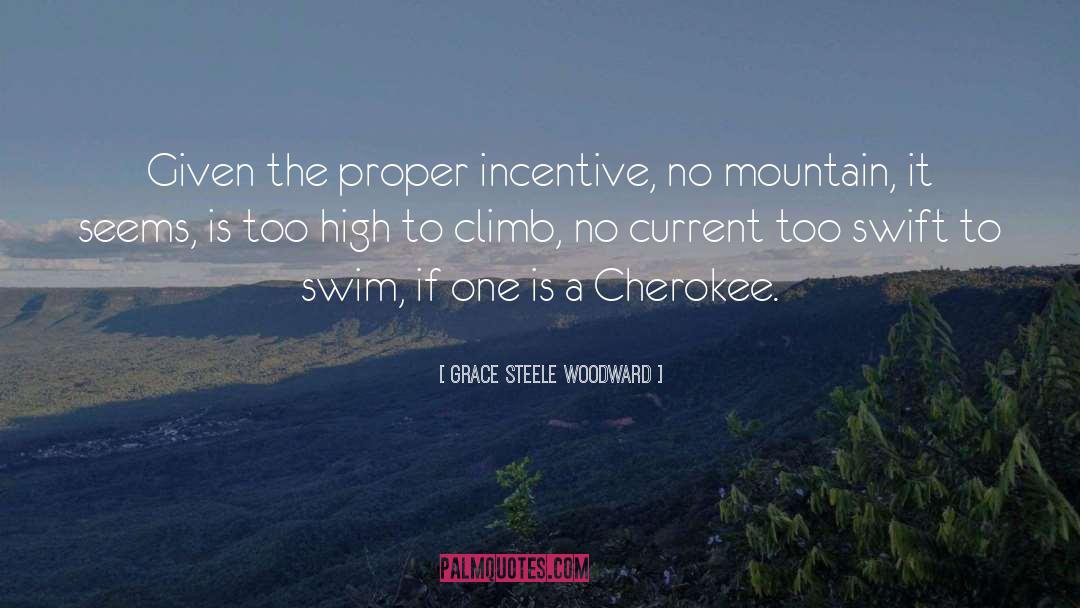 Grace Steele Woodward Quotes: Given the proper incentive, no