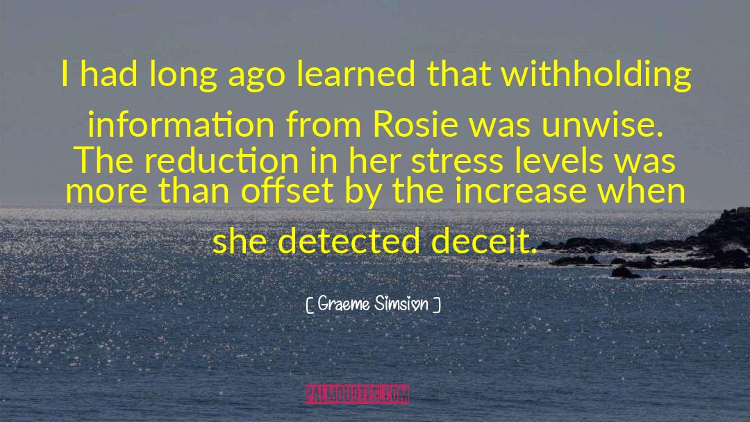 Graeme Simsion Quotes: I had long ago learned