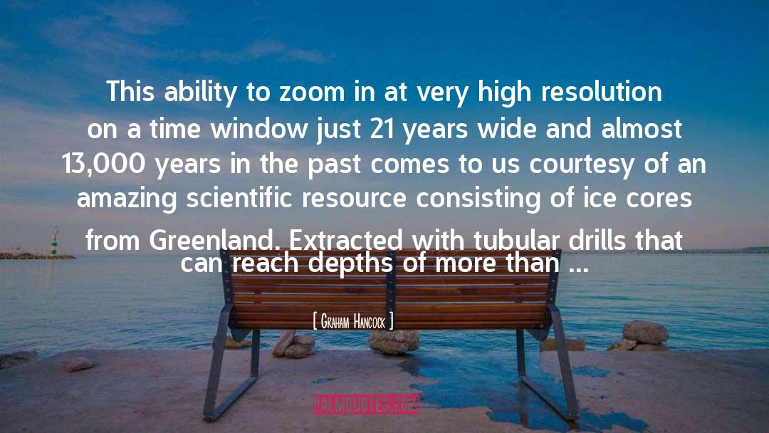 Graham Hancock Quotes: This ability to zoom in