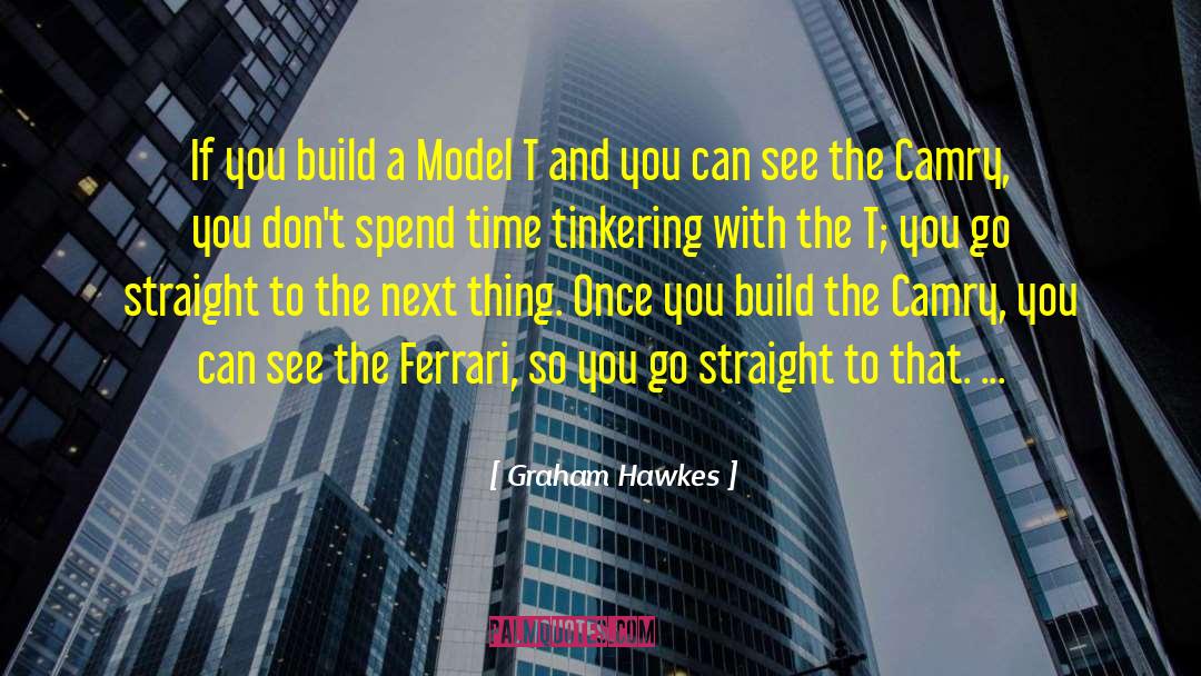 Graham Hawkes Quotes: If you build a Model