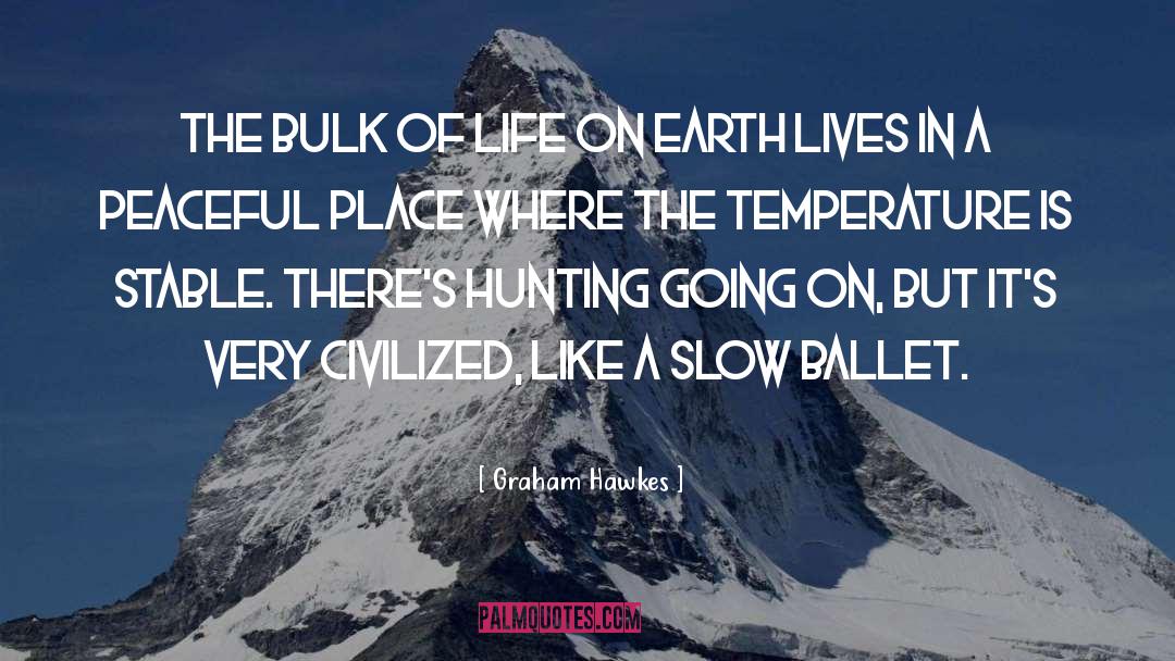 Graham Hawkes Quotes: The bulk of life on