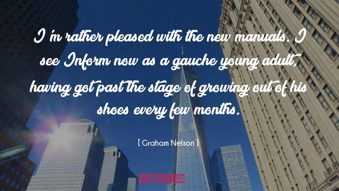 Graham Nelson Quotes: I'm rather pleased with the