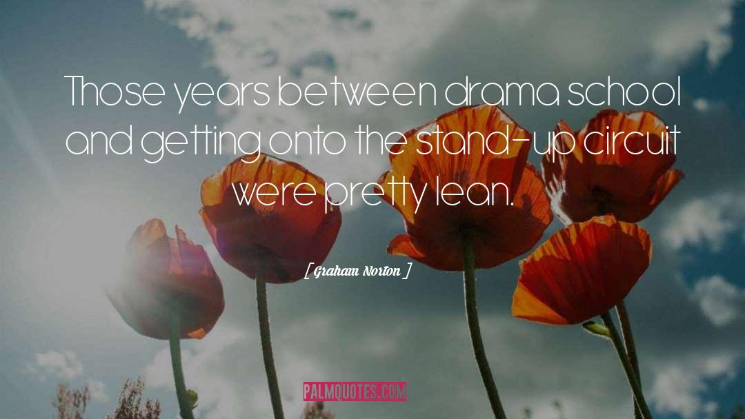 Graham Norton Quotes: Those years between drama school
