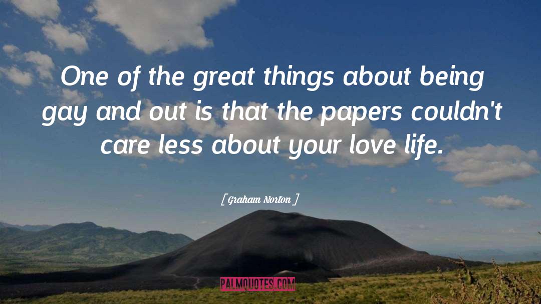 Graham Norton Quotes: One of the great things