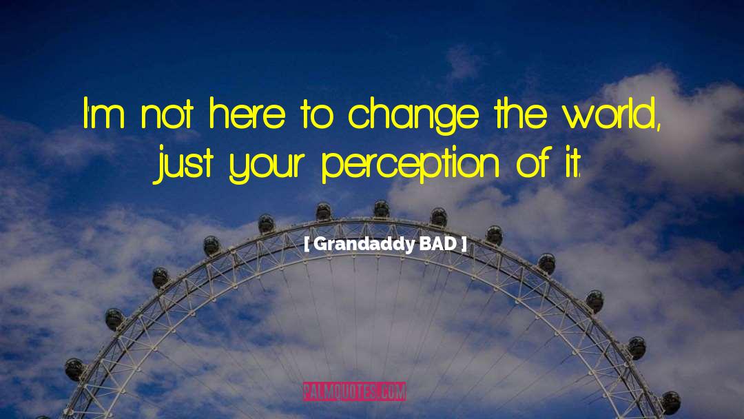 Grandaddy BAD Quotes: I'm not here to change
