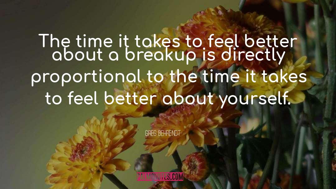 Greg Behrendt Quotes: The time it takes to