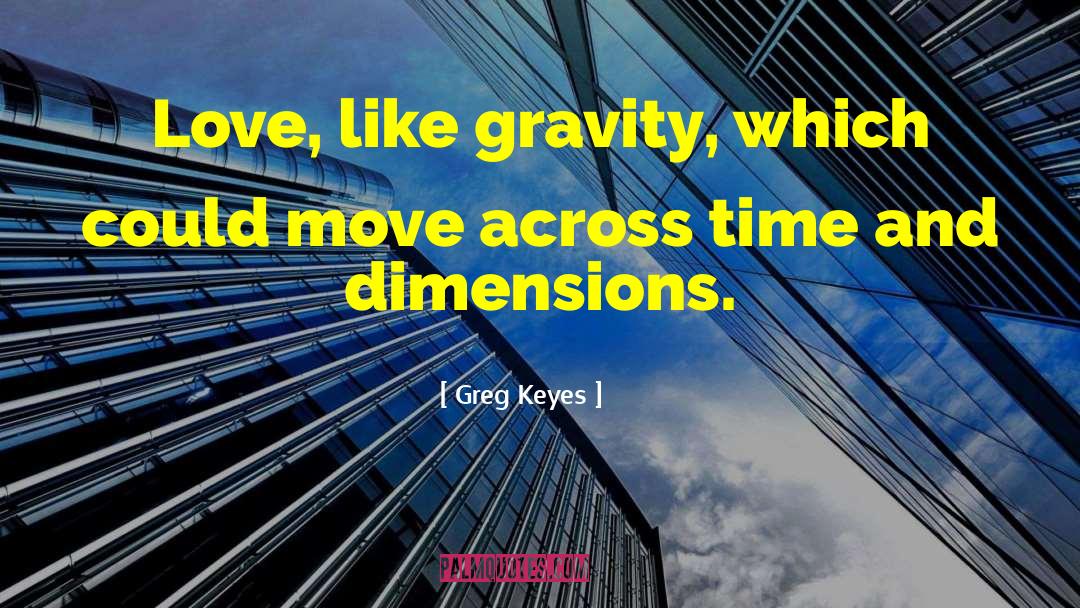 Greg Keyes Quotes: Love, like gravity, which could