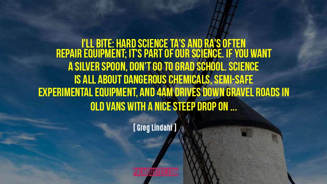 Greg Lindahl Quotes: I'll bite: Hard science TA's