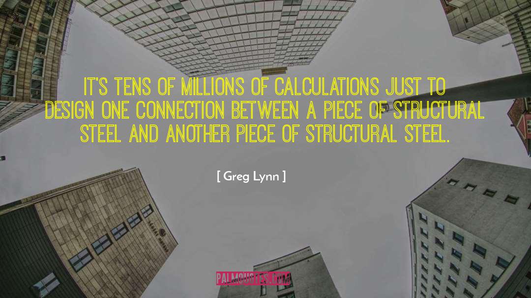 Greg Lynn Quotes: It's tens of millions of