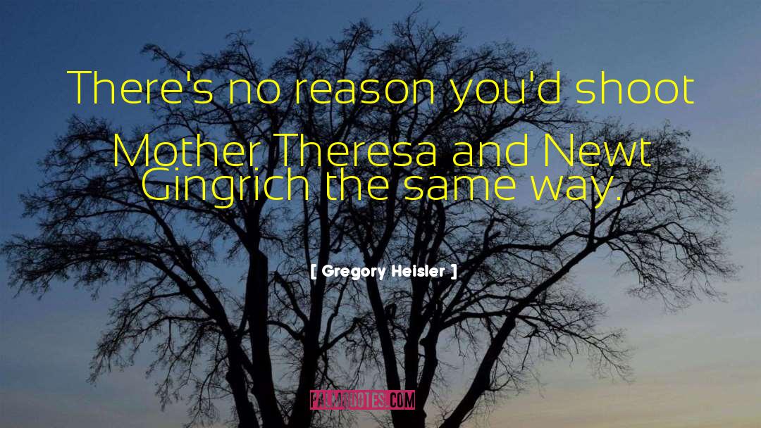 Gregory Heisler Quotes: There's no reason you'd shoot