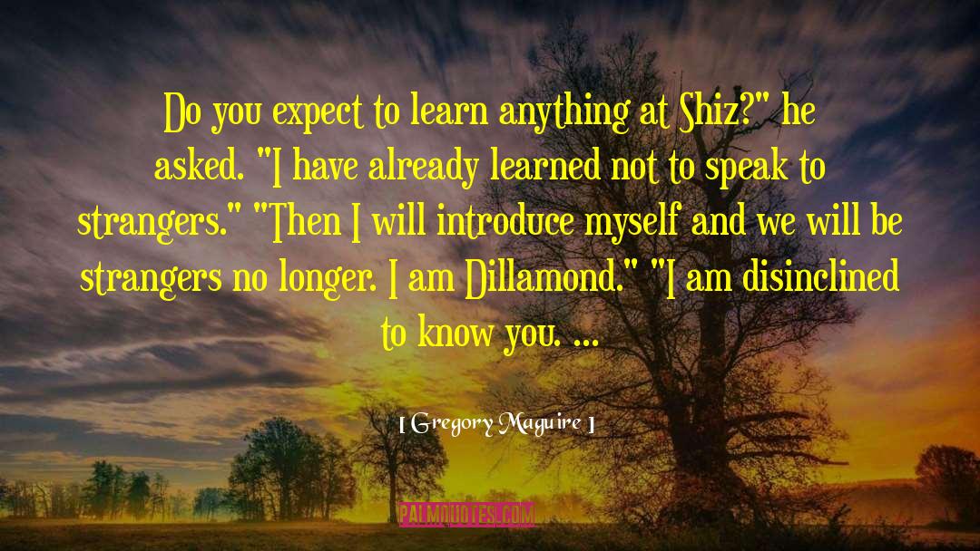 Gregory Maguire Quotes: Do you expect to learn