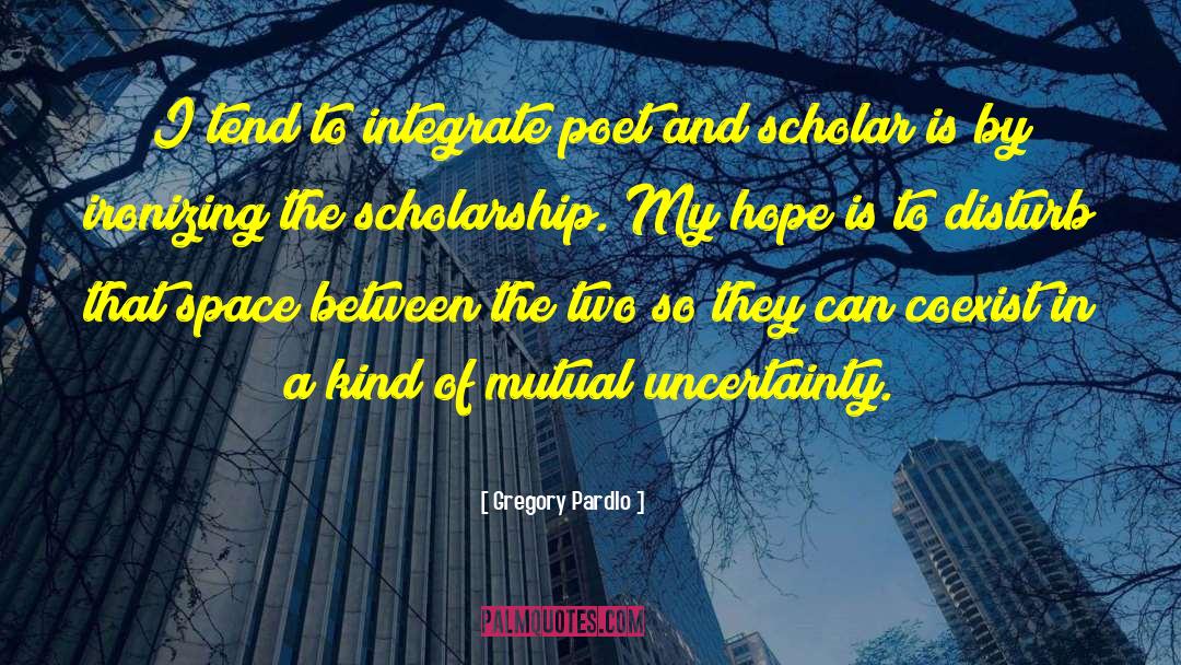 Gregory Pardlo Quotes: I tend to integrate poet