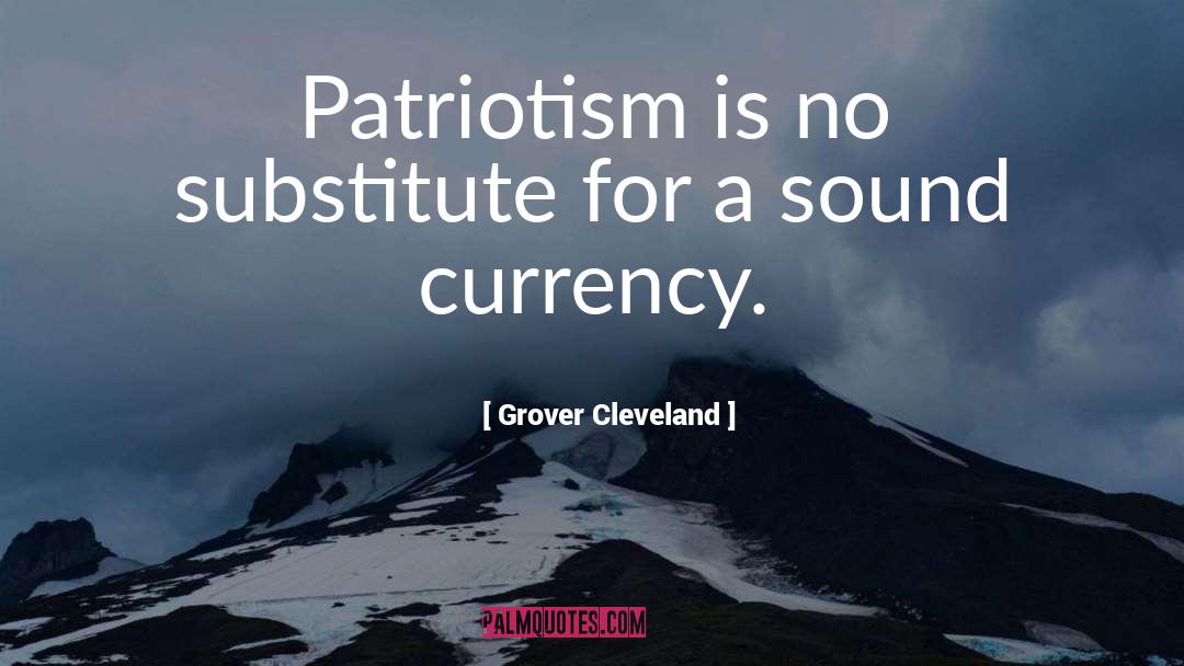 Grover Cleveland Quotes: Patriotism is no substitute for