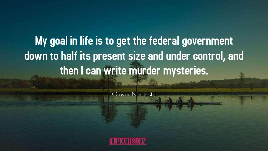 Grover Norquist Quotes: My goal in life is