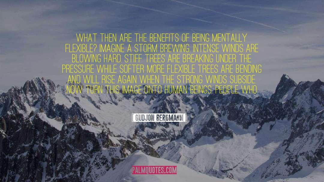 Gudjon Bergmann Quotes: What then are the benefits