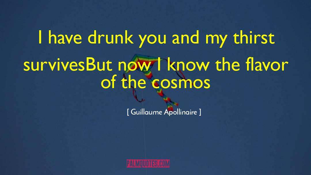 Guillaume Apollinaire Quotes: I have drunk you and