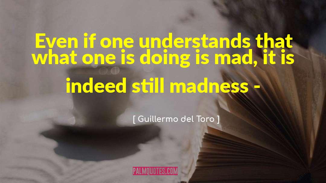 Guillermo Del Toro Quotes: Even if one understands that