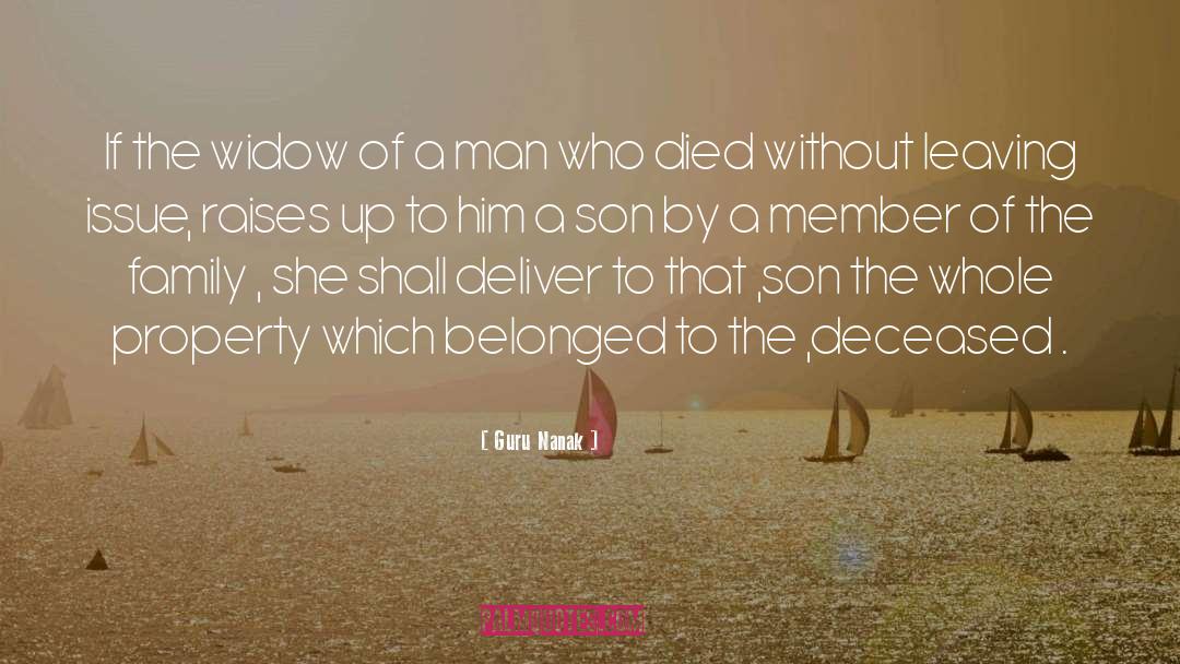 Guru Nanak Quotes: If the widow of a