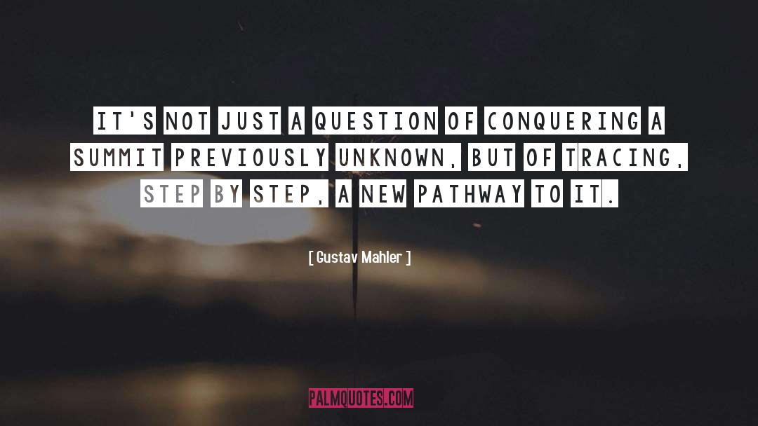 Gustav Mahler Quotes: It's not just a question