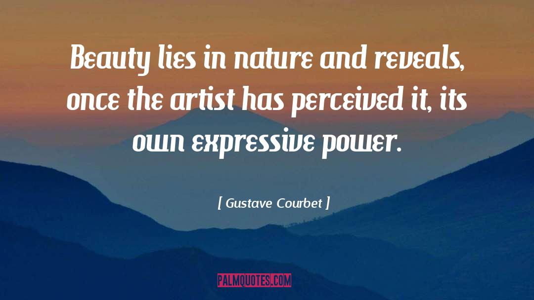 Gustave Courbet Quotes: Beauty lies in nature and