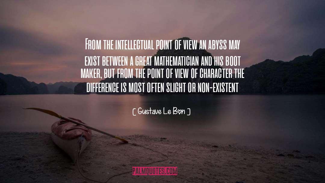 Gustave Le Bon Quotes: From the intellectual point of