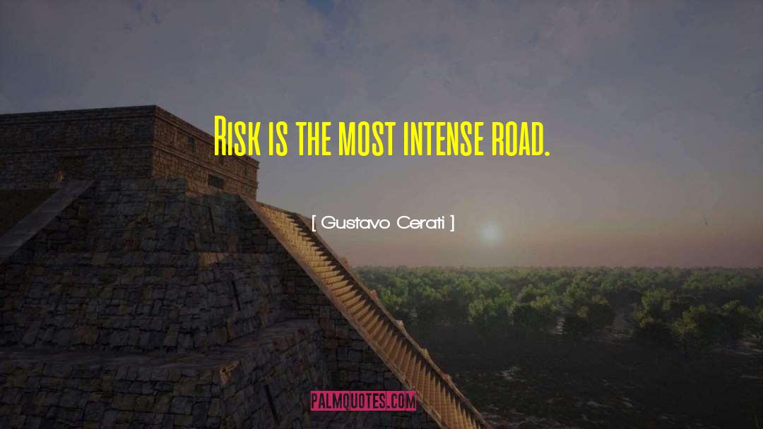 Gustavo Cerati Quotes: Risk is the most intense