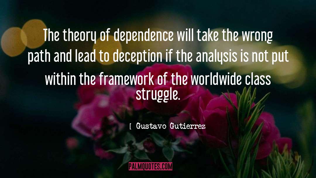 Gustavo Gutierrez Quotes: The theory of dependence will