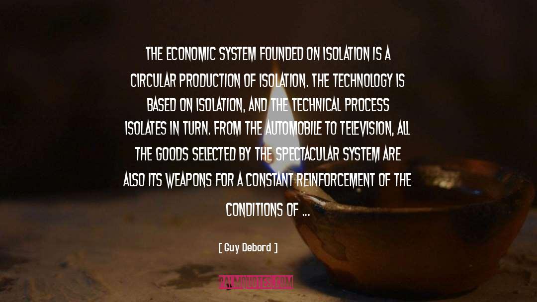 Guy Debord Quotes: The economic system founded on