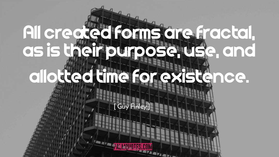 Guy Finley Quotes: All created forms are fractal,
