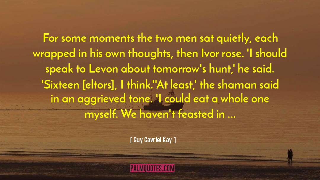 Guy Gavriel Kay Quotes: For some moments the two