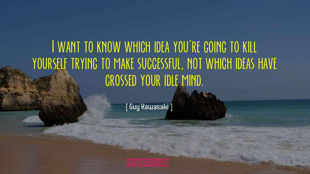 Guy Kawasaki Quotes: I want to know which
