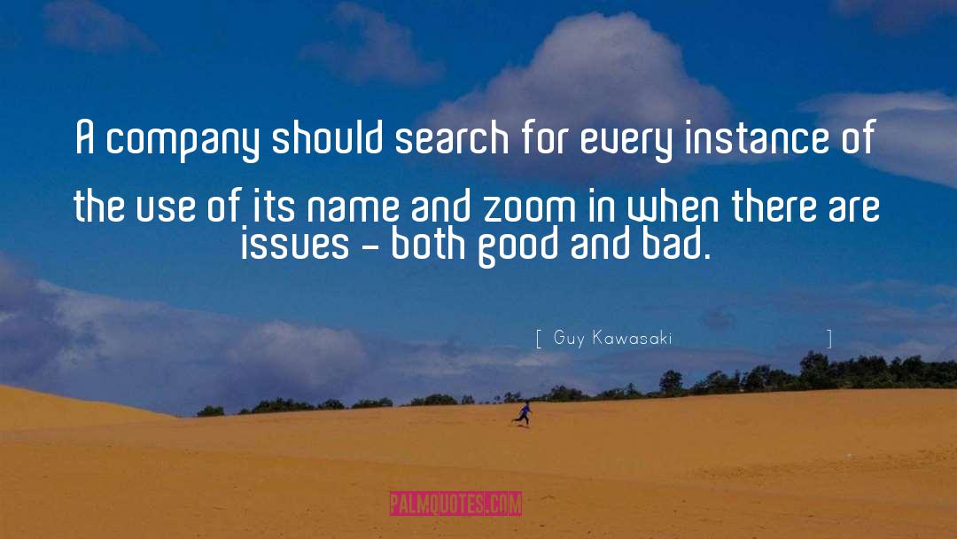 Guy Kawasaki Quotes: A company should search for