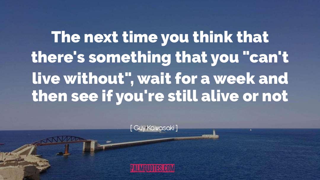 Guy Kawasaki Quotes: The next time you think