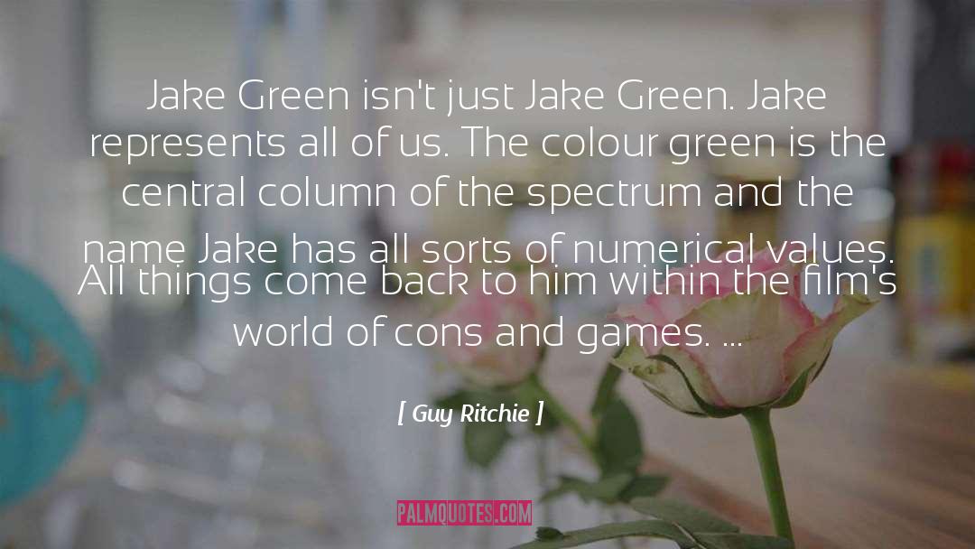 Guy Ritchie Quotes: Jake Green isn't just Jake