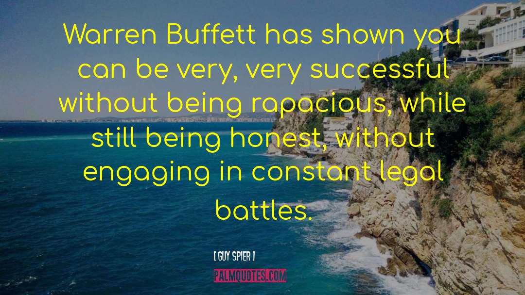 Guy Spier Quotes: Warren Buffett has shown you