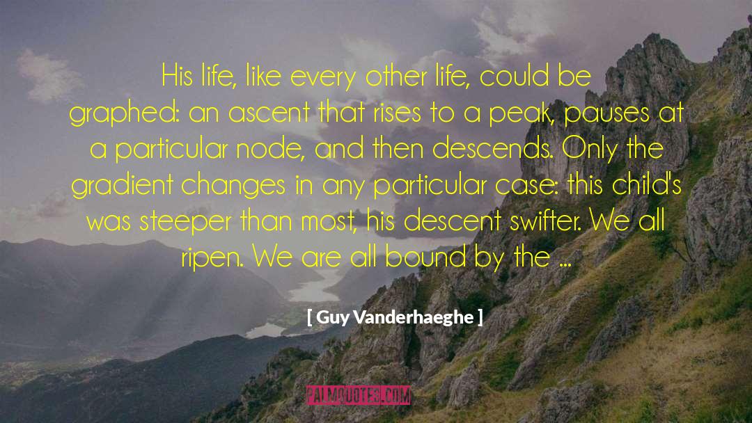 Guy Vanderhaeghe Quotes: His life, like every other