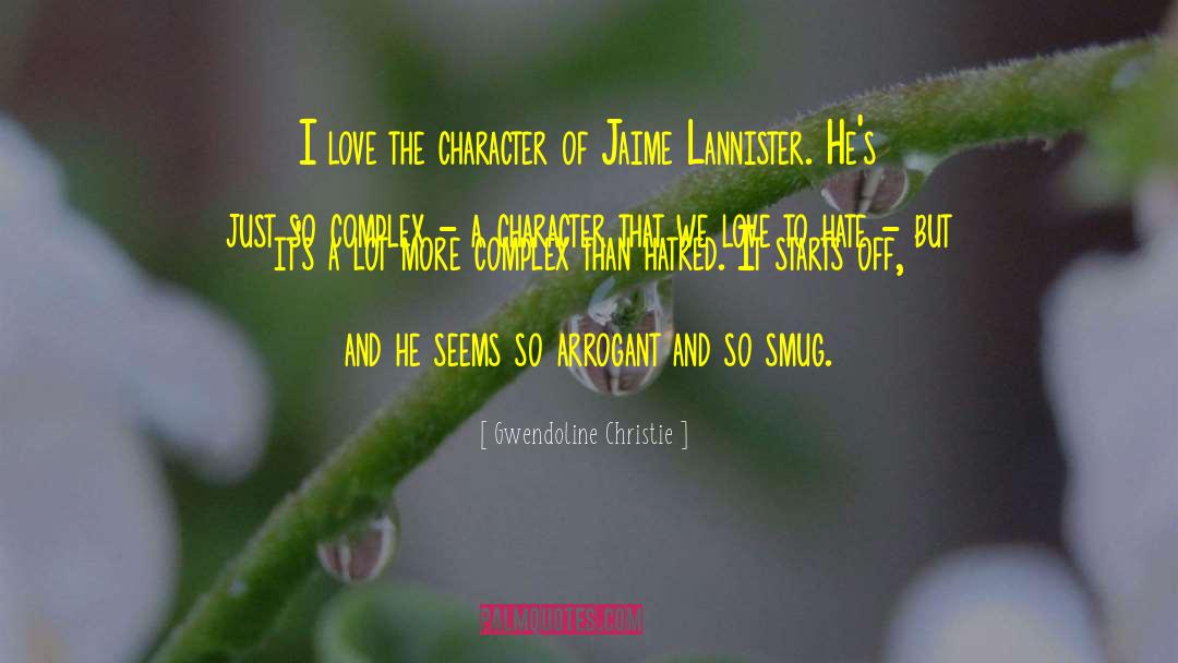 Gwendoline Christie Quotes: I love the character of