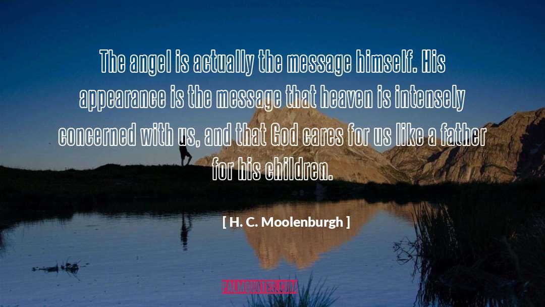 H. C. Moolenburgh Quotes: The angel is actually the