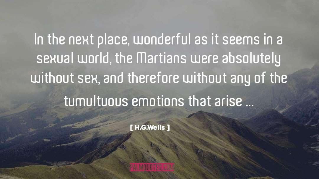 H.G.Wells Quotes: In the next place, wonderful
