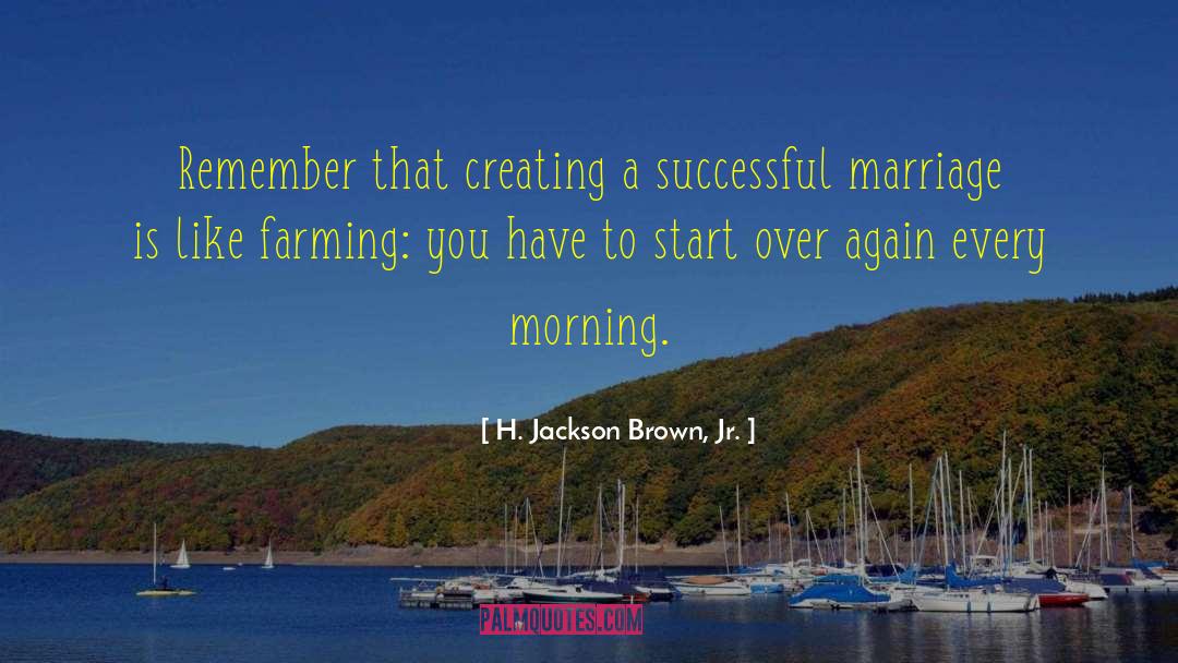 H. Jackson Brown, Jr. Quotes: Remember that creating a successful