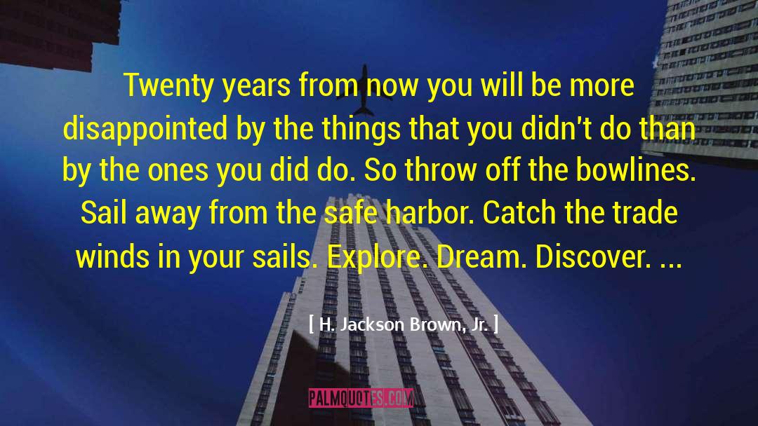 H. Jackson Brown, Jr. Quotes: Twenty years from now you