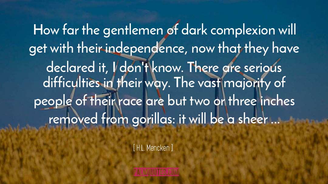H.L. Mencken Quotes: How far the gentlemen of