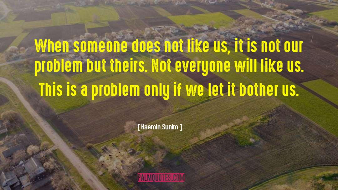 Haemin Sunim Quotes: When someone does not like