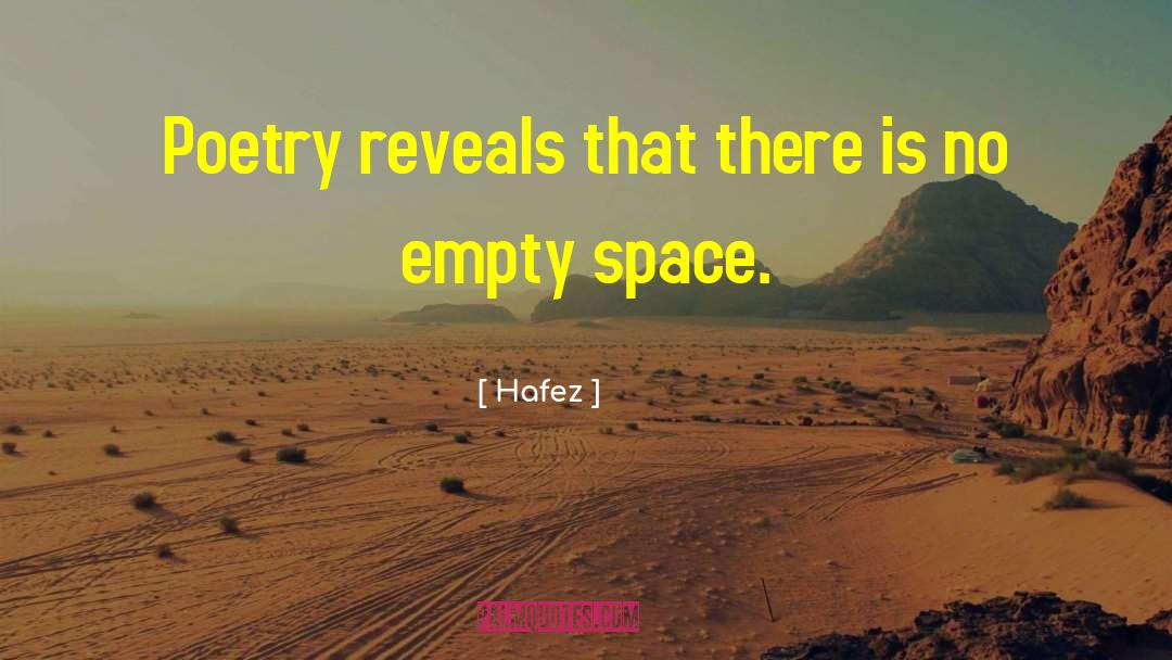 Hafez Quotes: Poetry reveals that there is