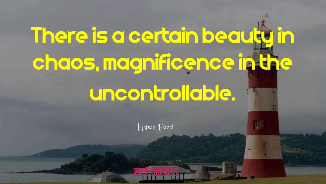 Hafsah Faizal Quotes: There is a certain beauty